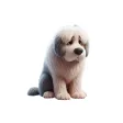 Sad English Sheepdog Stickers