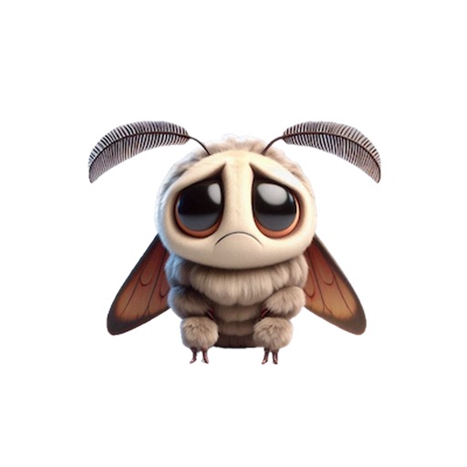 Sad Moth Stickers Sad Moth Stickers