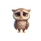 Sad Owl Stickers