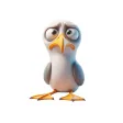 Sad Seagull Stickers