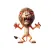 Scared Lion Stickers