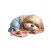 Sleeping Lhasa Apso Stickers