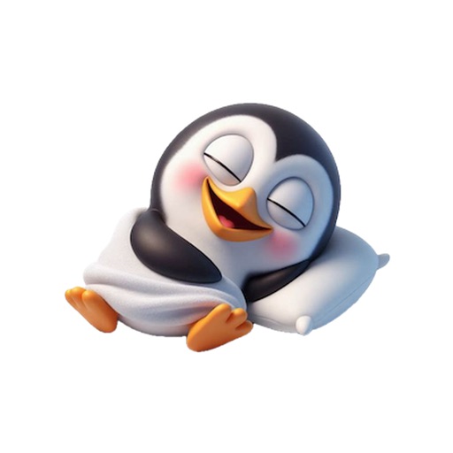 Sleeping Penguin Stickers Sleeping Penguin Stickers