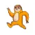 Sprinting Sloth Stickers