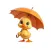 Umbrella Duckling Stickers