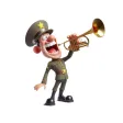 Wacky Bugle Stickers