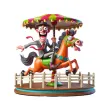 Wacky Merry-Go-Round Stickers