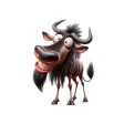 Wacky Wildebeest Stickers