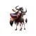 Wacky Wildebeest Stickers