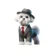 Well-Dressed Maltese Stickers