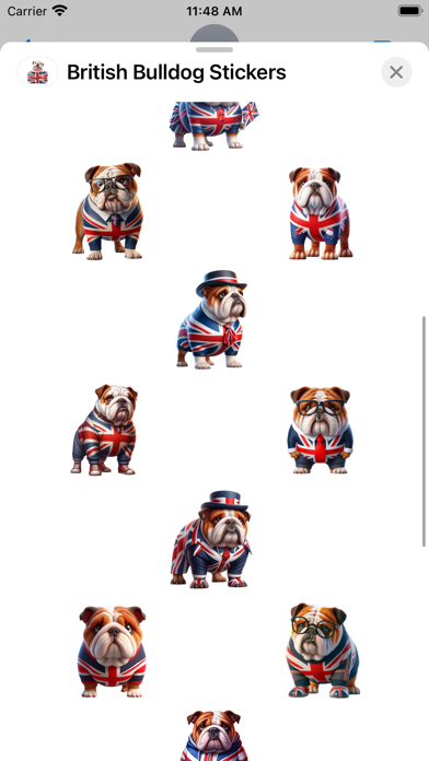 British Bulldog Stickers سکرین شاٹس