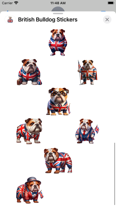 British Bulldog Stickers سکرین شاٹس