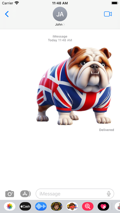British Bulldog Stickers سکرین شاٹس