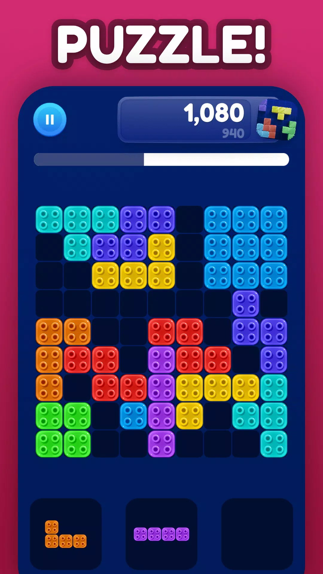 Blocks Puzzle: Brain Challenge Screenshots
