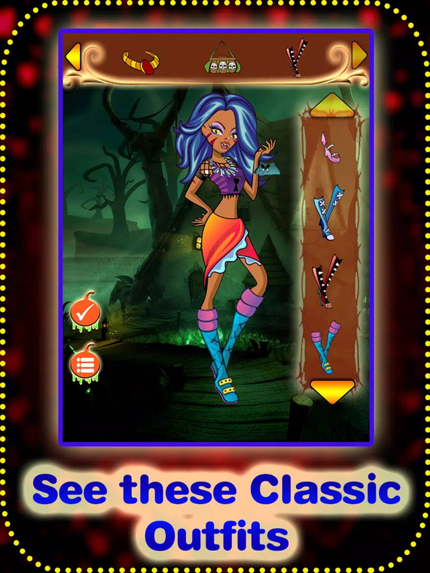Halloween dress up game - Real Halloween girls iPad Screenshots