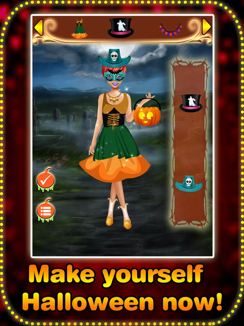 Halloween dress up game - Real Halloween girls iPad Screenshots