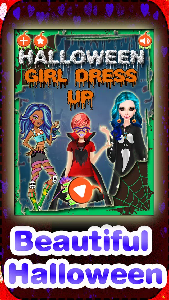 Halloween dress up game - Real Halloween girls Screenshots