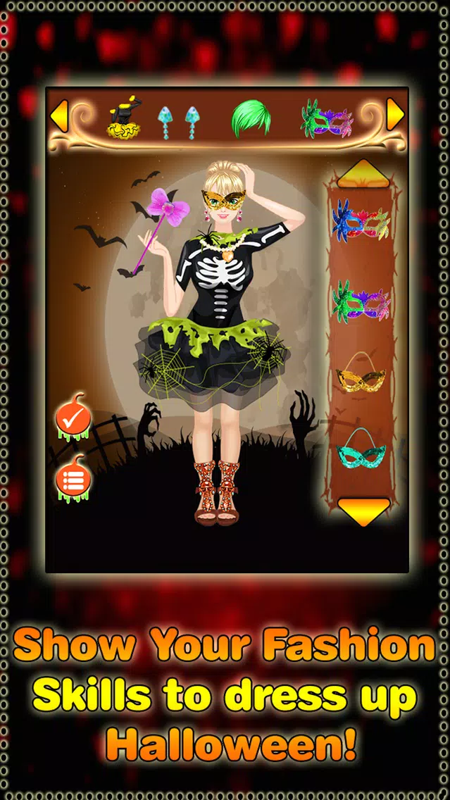 Halloween dress up game - Real Halloween girls Screenshots