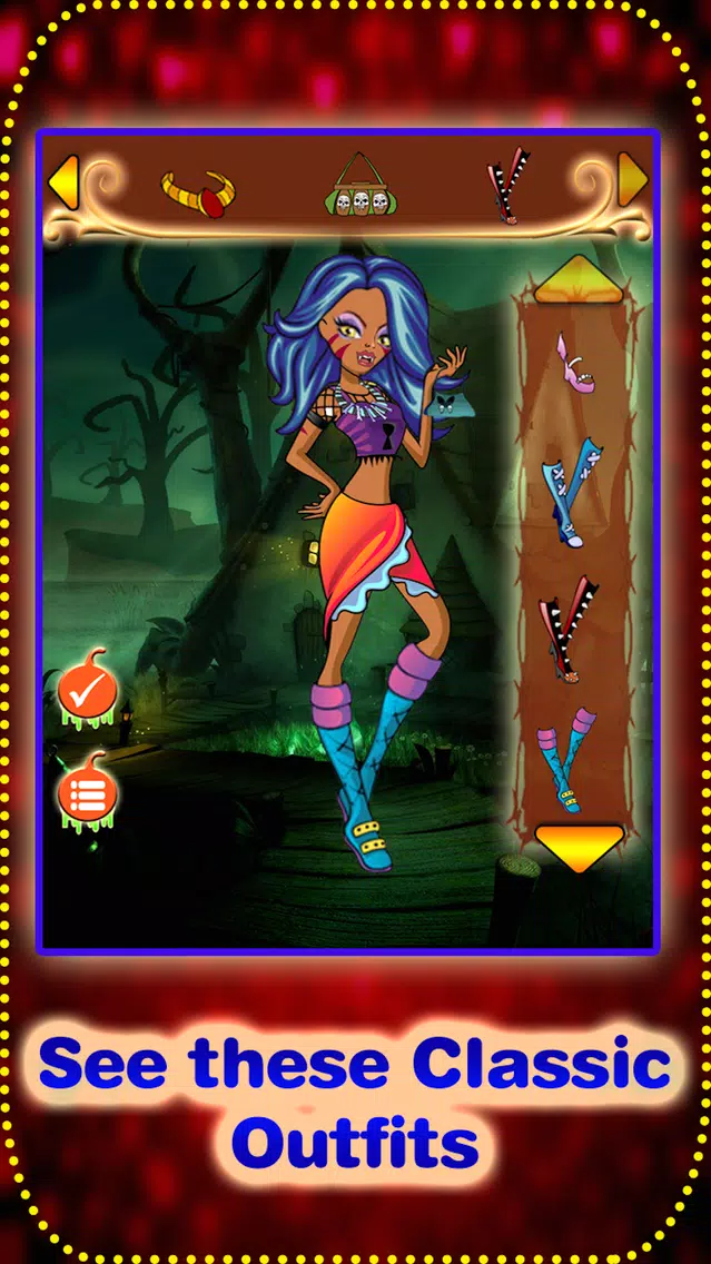 Halloween dress up game - Real Halloween girls Screenshots