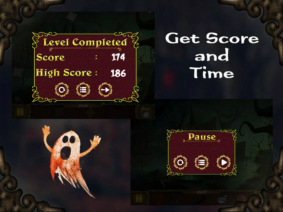 Zrzuty ekranu Halloween Mystery Hidden Objects iPad