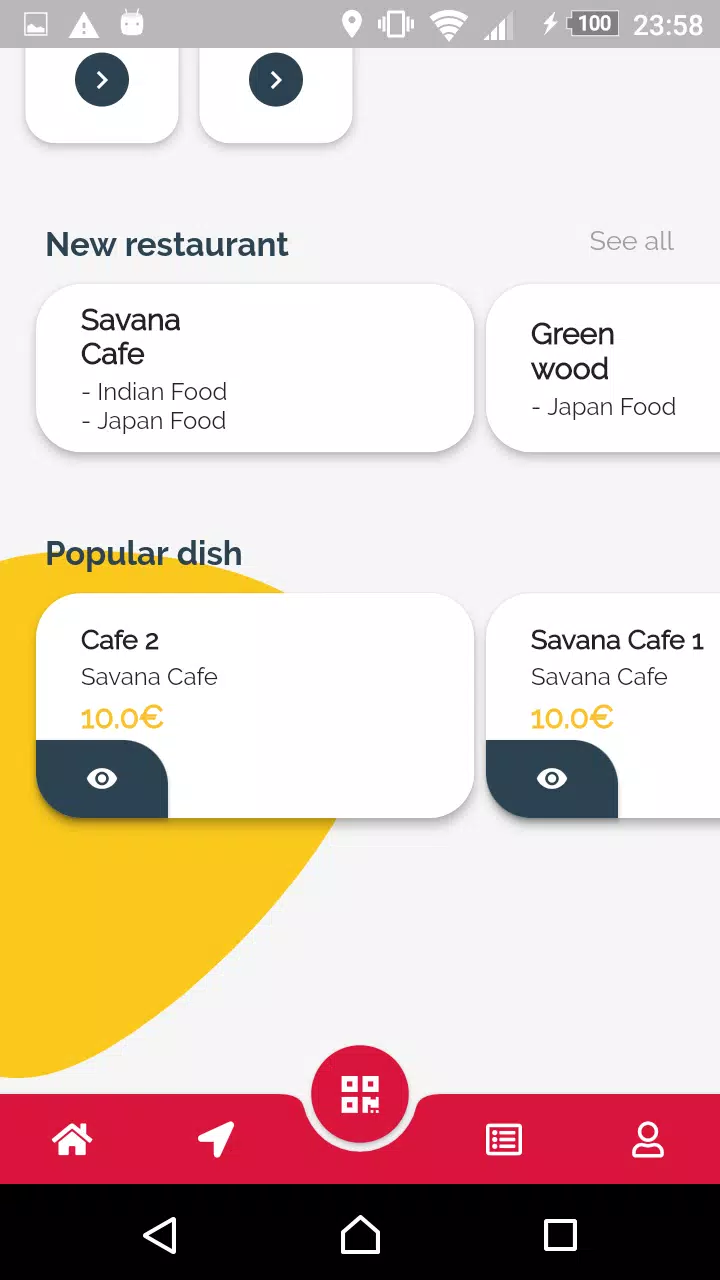 Menu advisor Screenshots