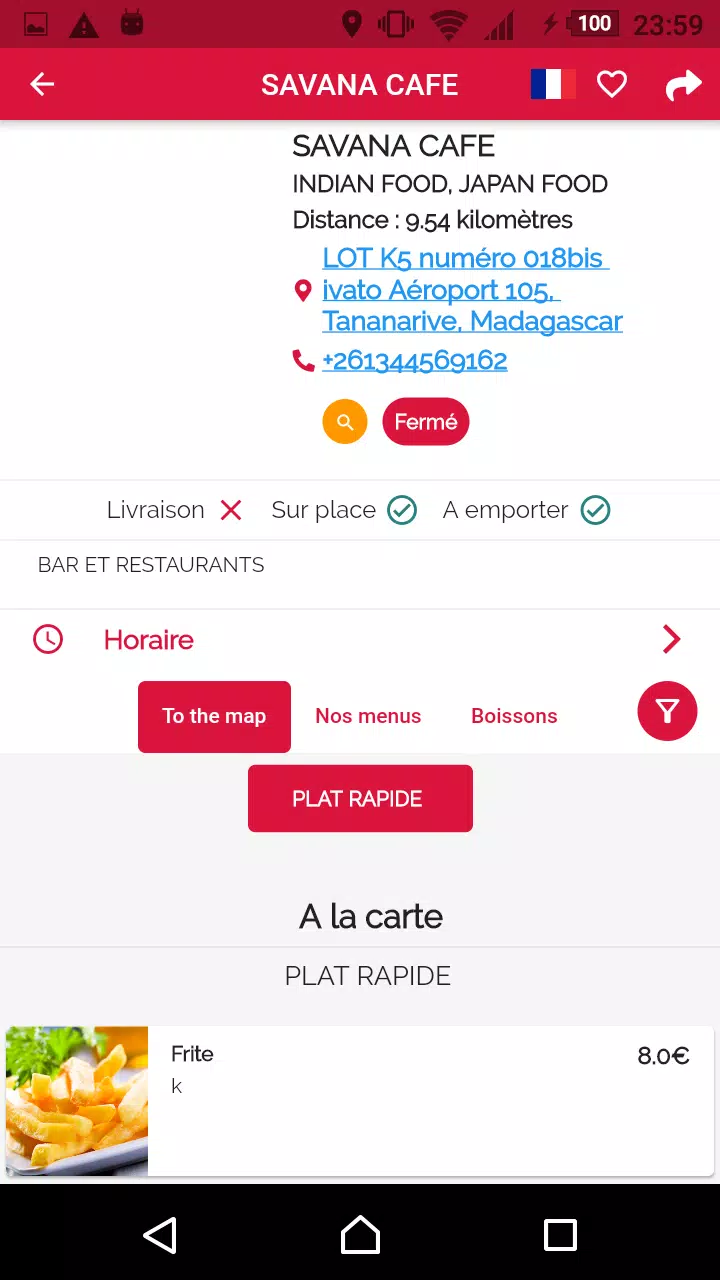 Menu advisor Screenshots