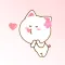 Peach Queen - Kitten Stickers