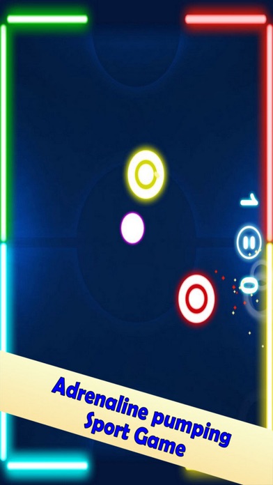 Tangkapan layar Neon Air Hockey Play