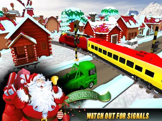ภาพหน้าจอของ Christmas Train Simulator 2017 iPad 