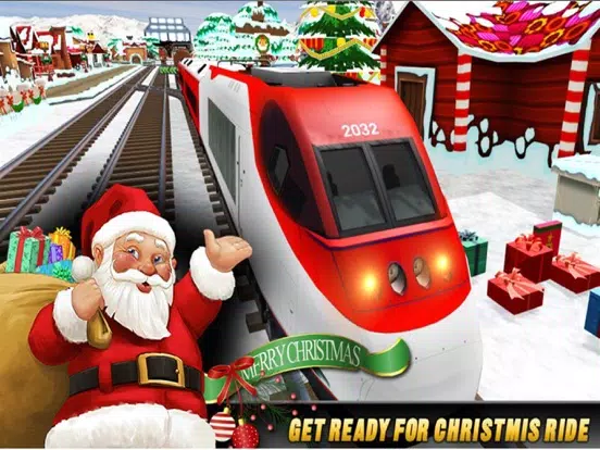 ภาพหน้าจอของ Christmas Train Simulator 2017 iPad 