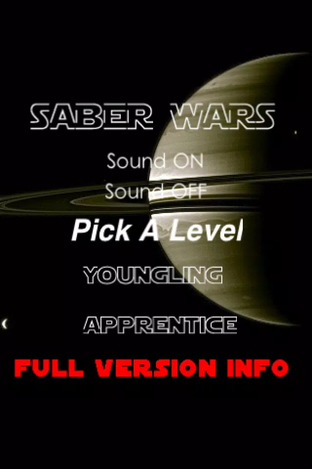 Zrzuty ekranu Saber Wars Lite