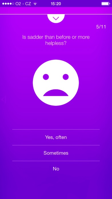 Capturas de tela do Dementia Test - risk calculator of dementia