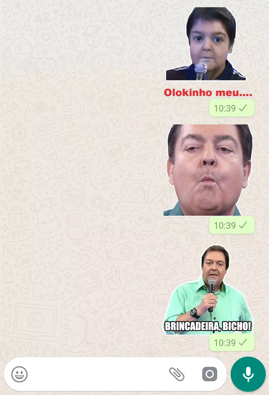 Stickers Memes Brasil سکرین شاٹس
