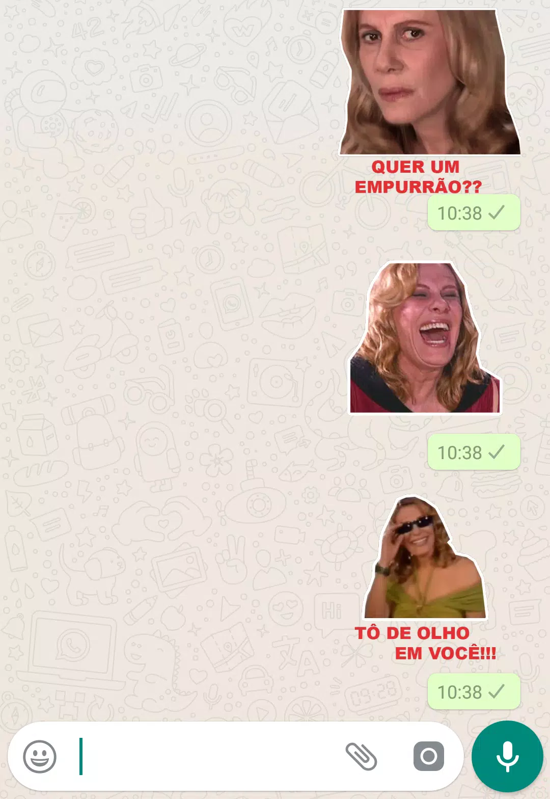 Stickers Memes Brasil سکرین شاٹس