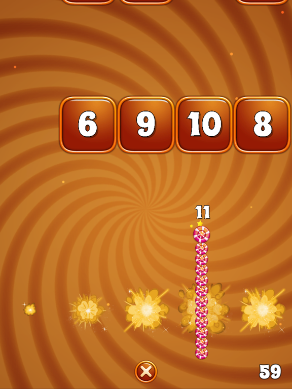 Candy Caterpillar iPad  स्क्रीनशॉट
