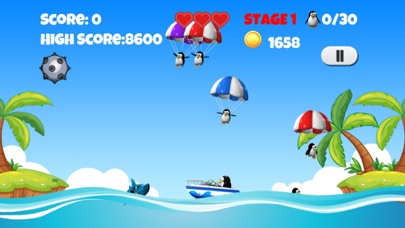 Super Penguin Rescue Free - "Marco" The Penguin vs "Steven" The Shark! Screenshots
