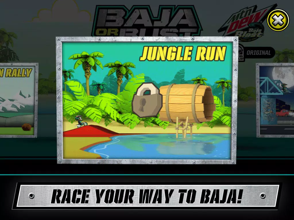 Ảnh chụp màn hình của Baja or Bust: By Mtn Dew & Motocross Elite iPad 