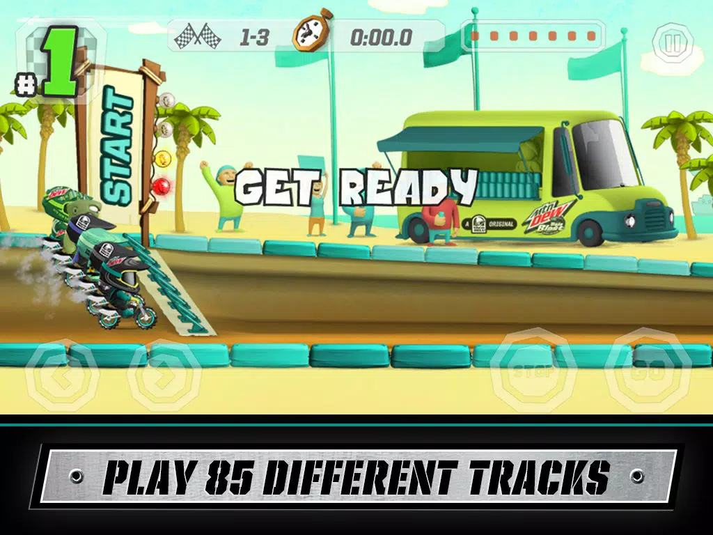 Ảnh chụp màn hình của Baja or Bust: By Mtn Dew & Motocross Elite iPad 