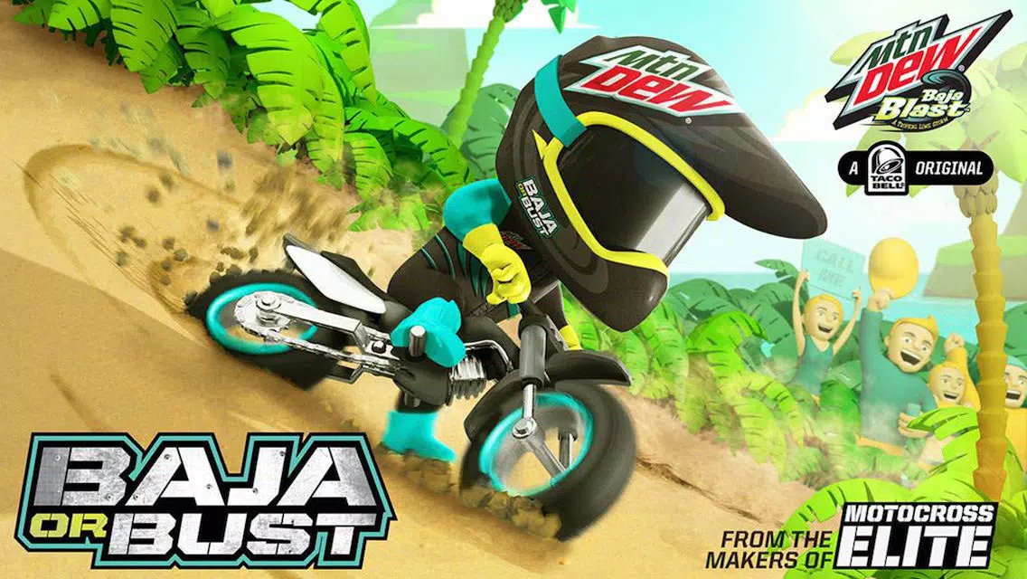 Ảnh chụp màn hình của Baja or Bust: By Mtn Dew & Motocross Elite