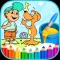 Boy Hero Coloring Book