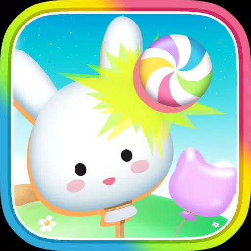 Easter rabbit balloon puzzler Easter rabbit balloon puzzler