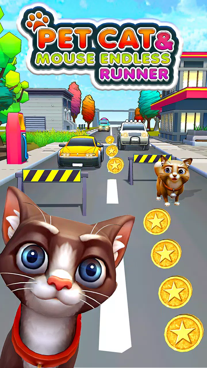 Pet Cat & Mouse Endless Runner Screenshots