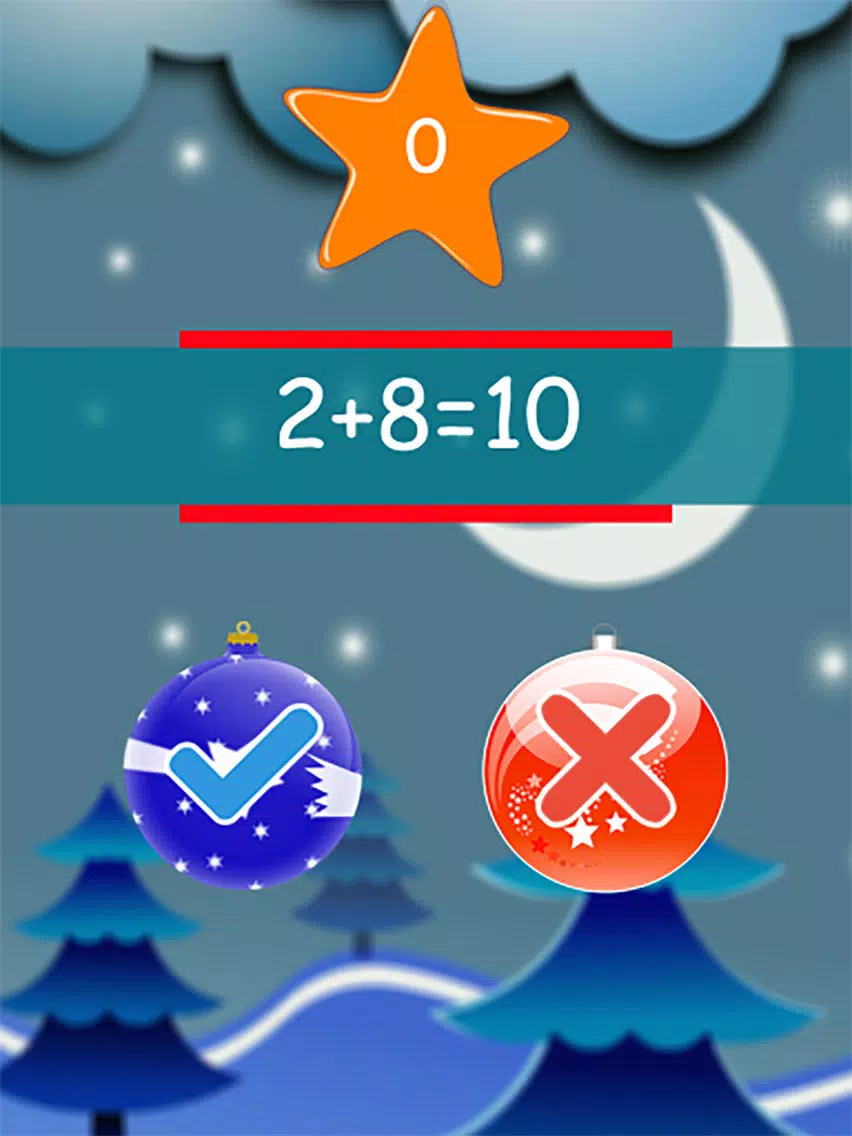 Christmas Math Think Answer True or False iPad Screenshots