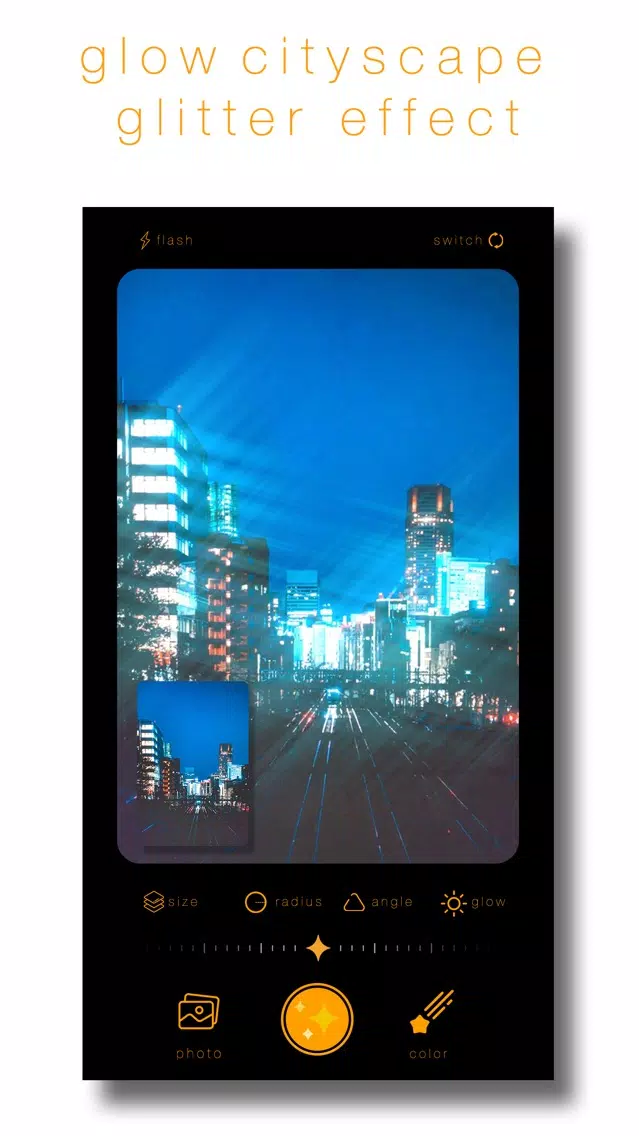 Zrzuty ekranu Glitter Effect - Sparkle Cam