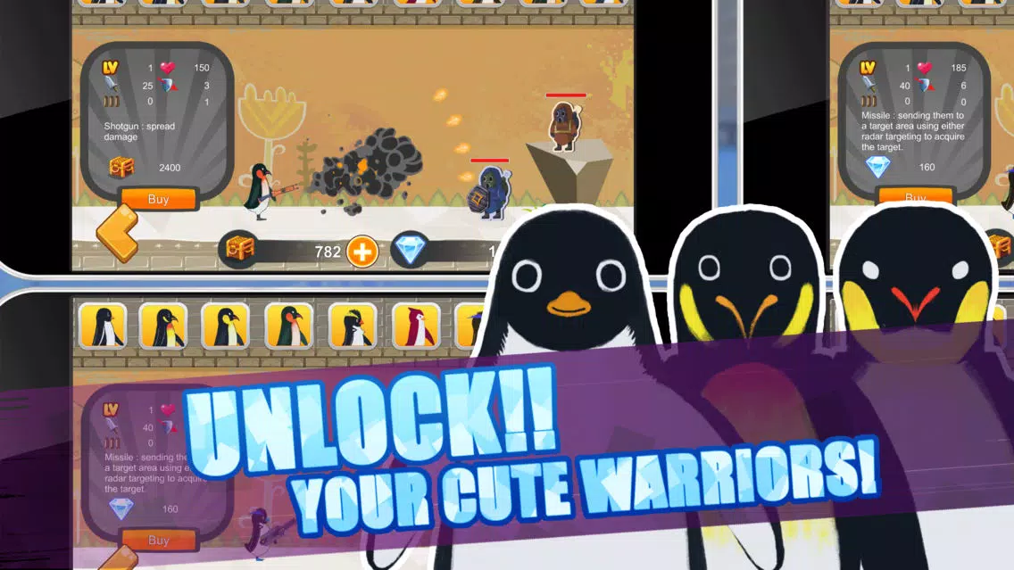 The Penguins Fury Shooting Survival Games Pro স্ক্রিনশট