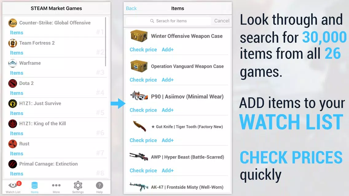 Market Monitor for STEAM Community games - Pro Version应用截图