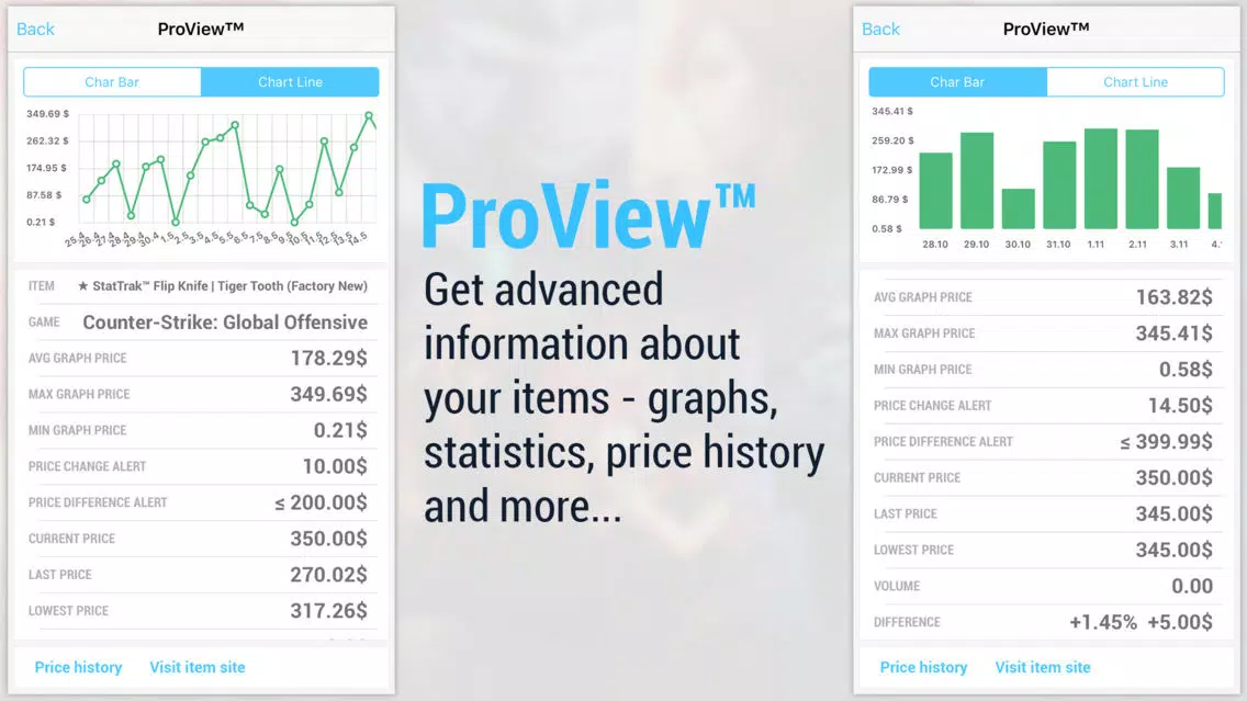 Market Monitor for STEAM Community games - Pro Version应用截图