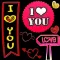 I Love You Stickers and Labels for iMessage