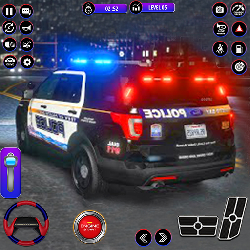 Police Car Chase Game 3D