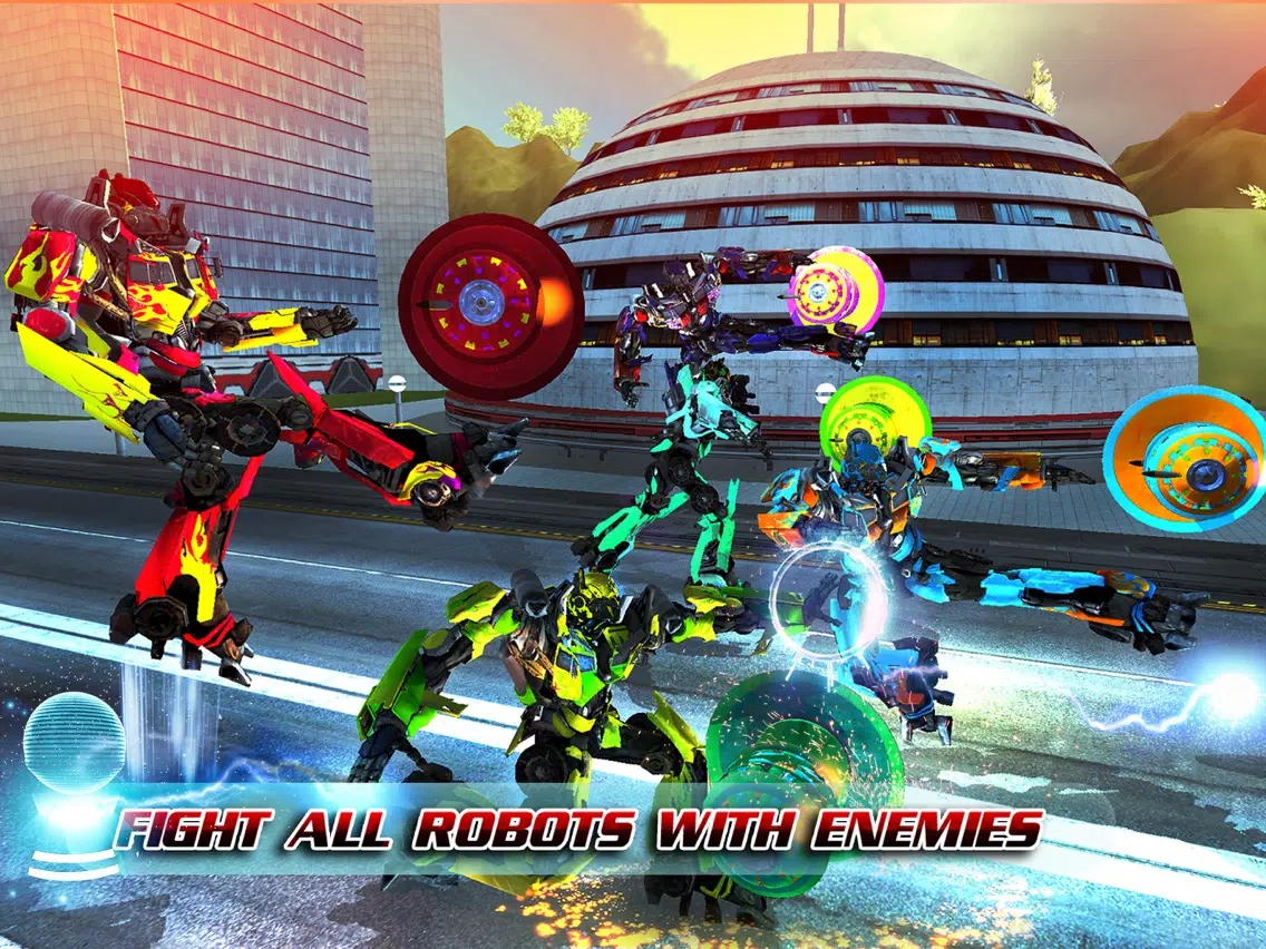 Transforming Robot Ball War iPad  Screenshots